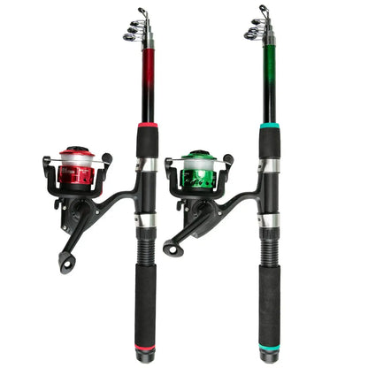 1.8M Telescopic Fishing Rod & Reel Combo Set