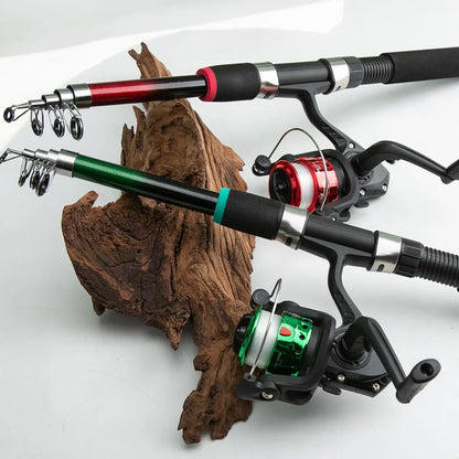 1.8M Telescopic Fishing Rod & Reel Combo Set
