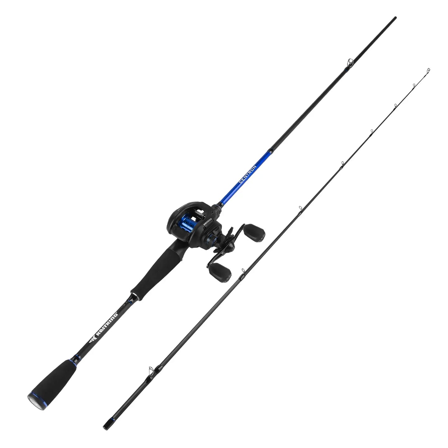 IM6 Graphite Casting Rod & Reel Combo, 2-Piece Fishing Rod with EVA Handle